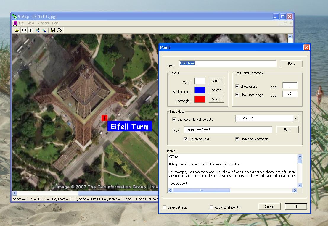 Screenshot for VIMap 1.2
